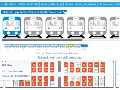 베트남 철도공사, 인공지능(AI)을 활용한 ‘가변 가격제’ 도입